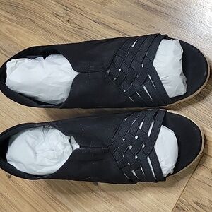 Comfortview Black Beckett Espadrille